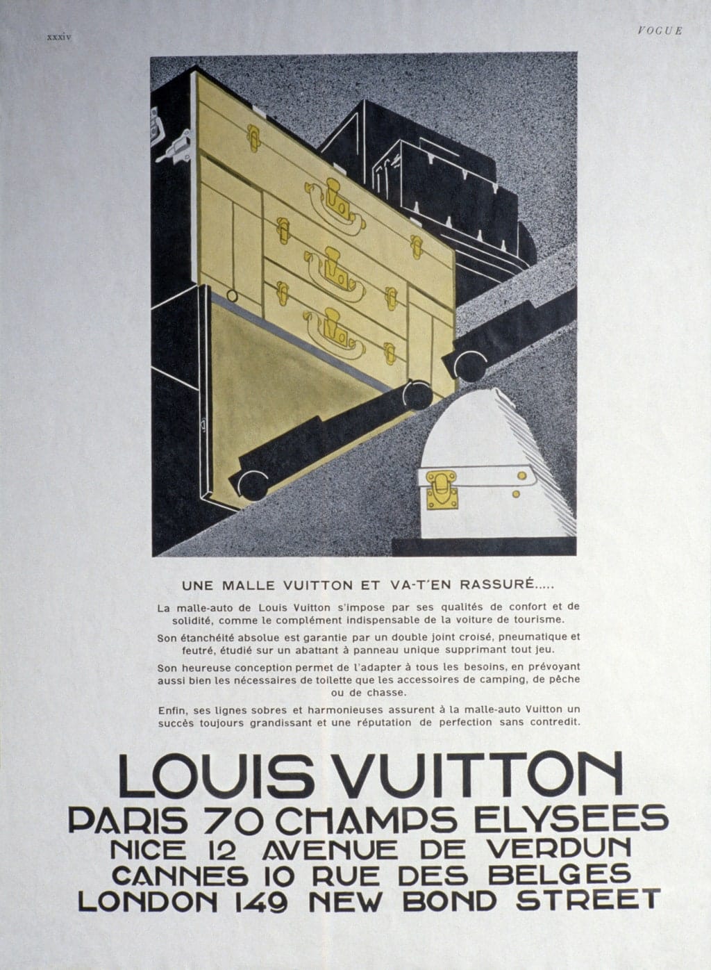Louis Vuitton - Malletier A Paris, Original Vintage Poster