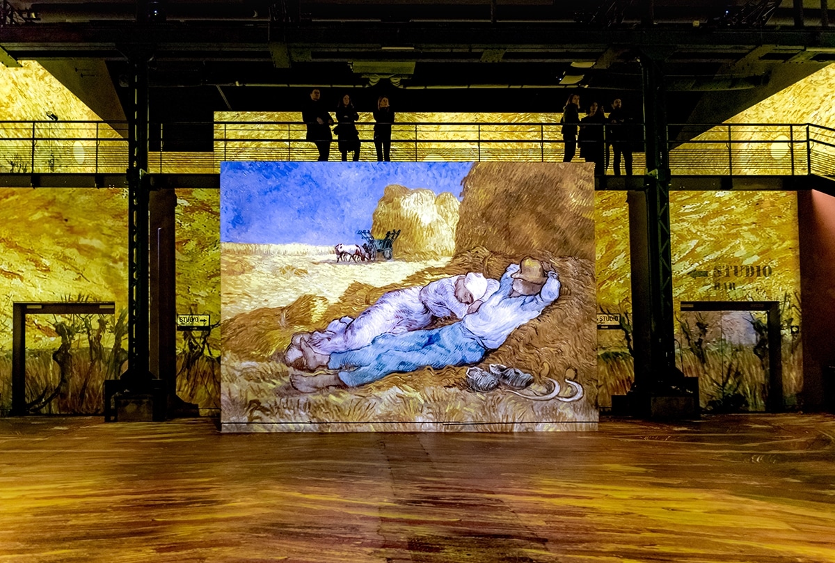 Atelier de lumière van gogh sale