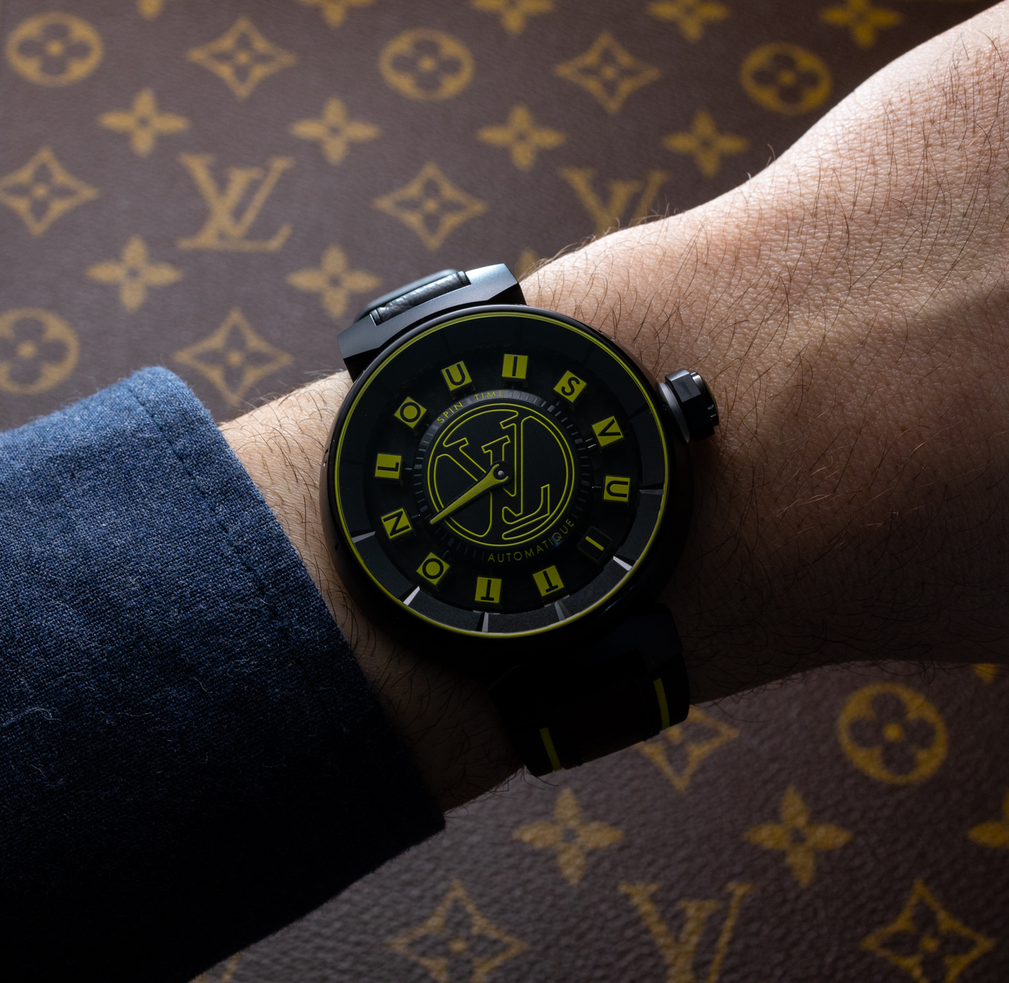 Louis Vuitton revisits the Tambour Spin Time Air watch to celebrate the  20th anniversary of its watch division