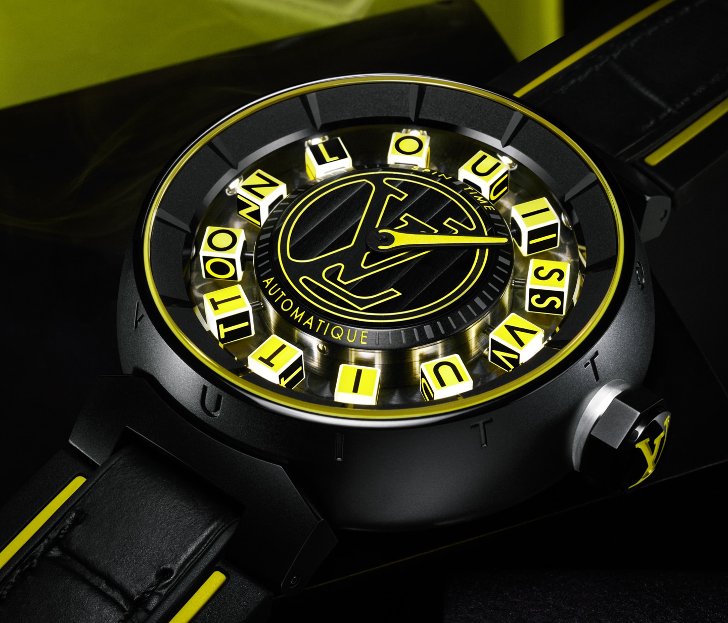 Louis Vuitton revisits the Tambour Spin Time Air watch to