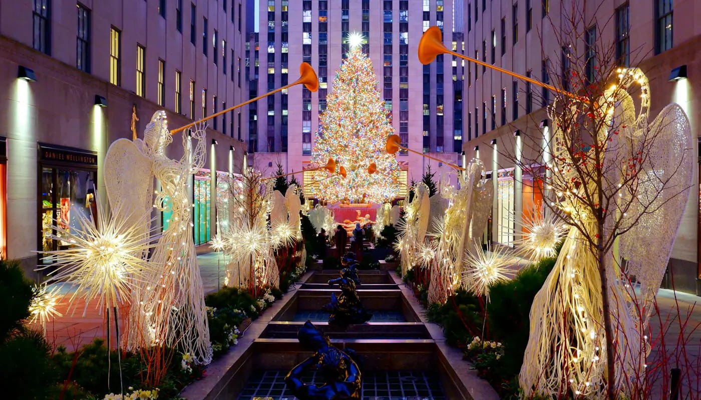 The Rockefeller Center Christmas tree, a New York tradition Luxus